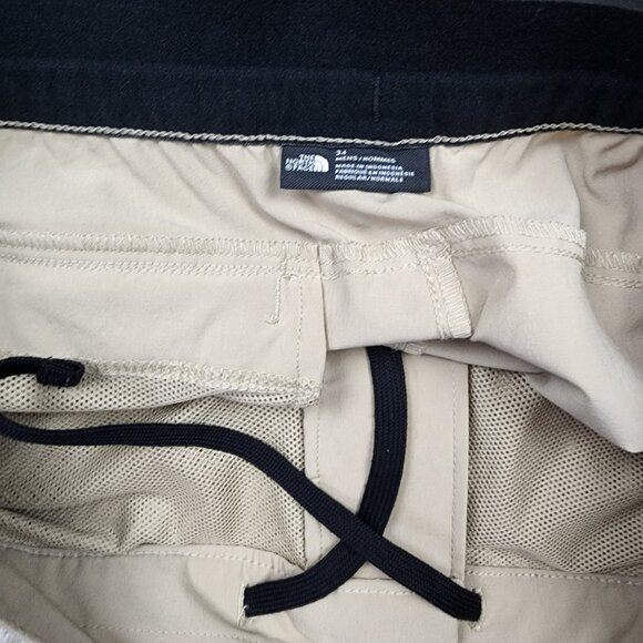 The North Face Convertible Pants Mens 34x31 Beige Cargo Gorpcore Hiking Outdoors - Picture 8 of 9